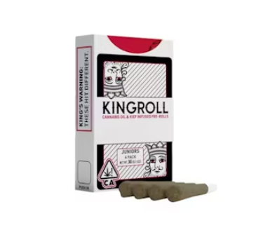 KINGROLL JR - INFUSED PREROLL PACK - HYBRID - VARIETY PACK #6 - .75G (4PK)