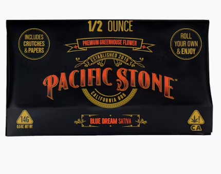 PACIFIC STONE - FLOWER - RYO - SATIVA - BLUE DREAM - 14G