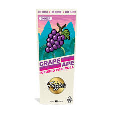 FUZZIES - INFUSED PREROLL - INDICA - GRAPE APE - 1G