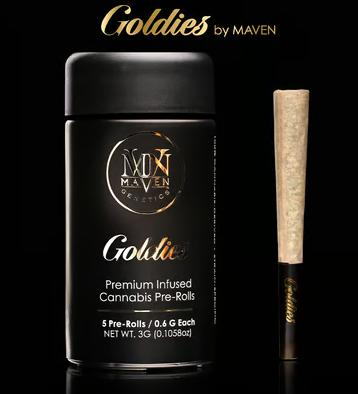 MAVEN - INFUSED PREROLL - SATIVA - ORANGE SAPPHIRE - .6G - (5PK)