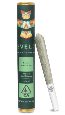 REVELRY - PREROLLS - HYBRID - PEANUT BUTTER CUPS - .5G - (2PK)