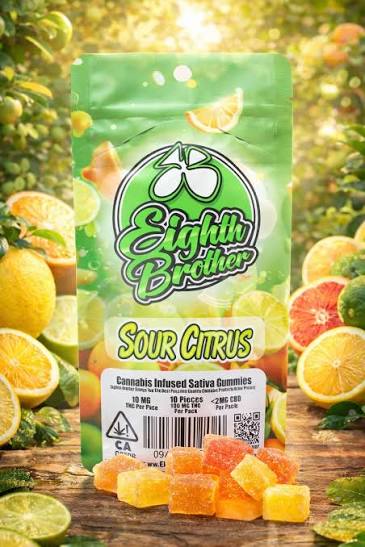 EIGHTH BROTHER - EDIBLE - SATIVA - SOUR CITRUS - 100MG