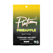 PLATINUM VAPE - EDIBLE - GUMMY - SATIVA - PINEAPPLE - 100MG