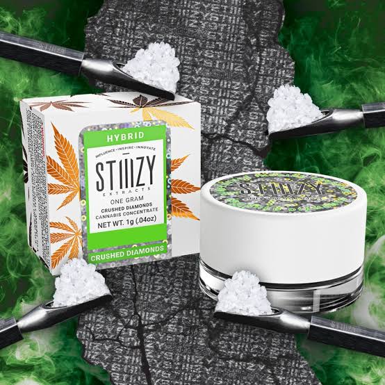 STIIIZY - CONCENTRATE - CRUSHED DIAMONDS - INDICA - SPACE GLUE - 1G
