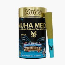 MUHA MEDS - INFUSED PREROLL PACK - SATIVA - SNOWBERRY TRUFFLE - .6G - (5PK)