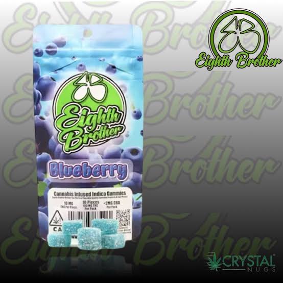 EIGHTH BROTHER - EDIBLE - INDICA - BLUEBERRY - 100MG