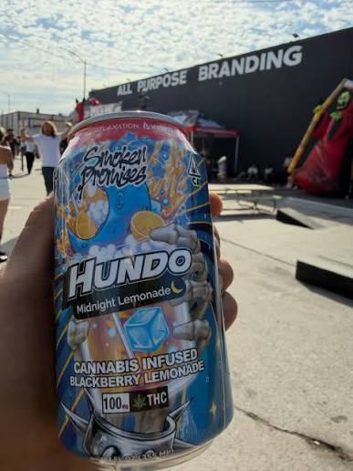 HUNDO X SMOKEN PROMISES - BEVERAGE - BLACKBERRY LEMONADE - 100MG