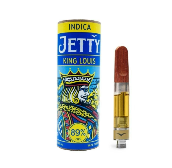 JETTY - CARTRIDGE - HIGH THC - INDICA - KING LOUIS - 1G