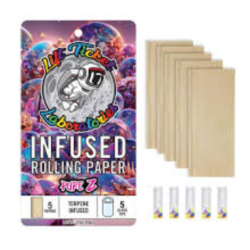 LIFT TICKETS LABORATORIES - INFUSED ROLLING PAPERS W/ GLASS TIPS - PURE Z