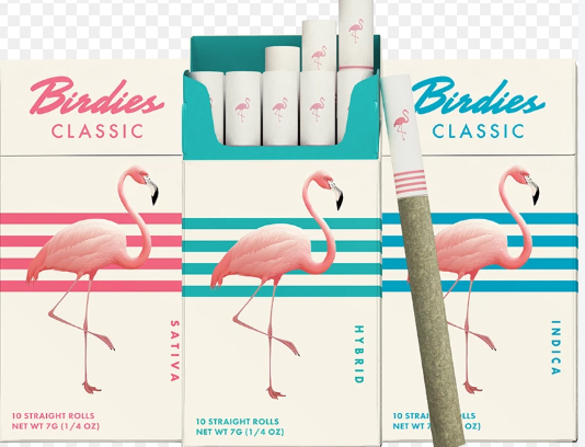Birdies - BIRDIES - PREROLL PACK - CLASSICS - INDICA - .7G - (3PK) Main Image