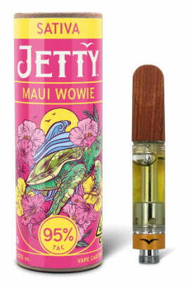 JETTY - 510 THREAD - HIGH THC - SATIVA - MAUI WOWIE - 1G