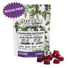 POTTERS - EDIBLE - INDICA - SLEEP - 2:1 - ELDERBERRY - 100MG