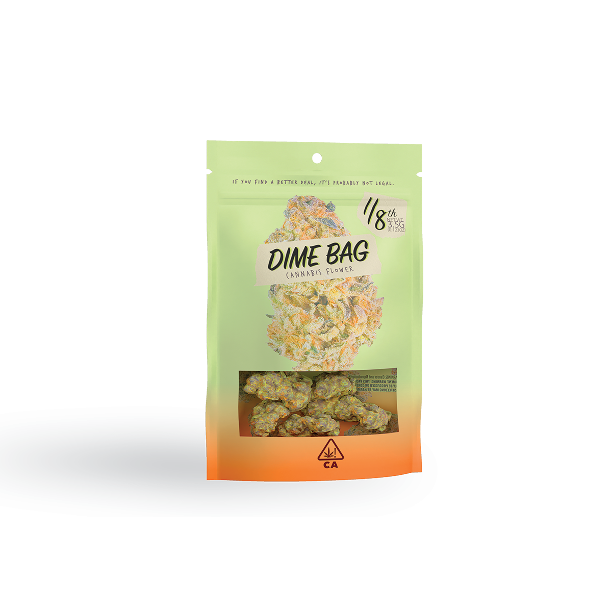 Dime bag - DIMEBAG - FLOWER - HYBRID - STRAWBERRY BISCOTTI - 3.5G  Main Image