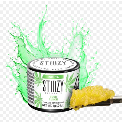 STIIIZY - CONCENTRATE - CURATED LIVE RESIN - INDICA - SOUR PUNCH - 1G