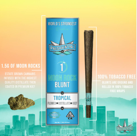 PRESIDENTIAL - INFUSED BLUNT - INDICA - TROPICAL - 1.5G