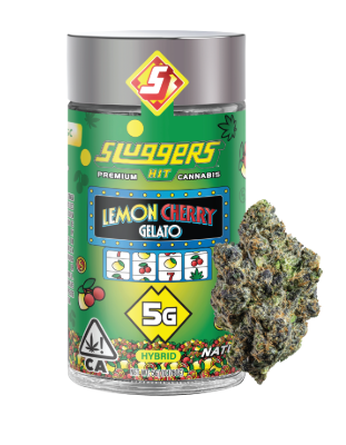 SLUGGERS - FLOWER - HYBRID - LEMON CHERRY GELATO - 5G