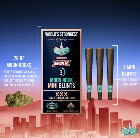 PRESIDENTIAL - INFUSED PREROLLS - INDICA - XXX - 0.7G - (3PK)