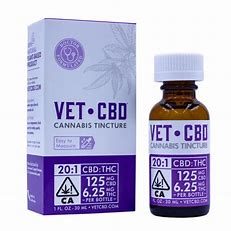 VET CBD - TINCTURE - 125MG CBD - 6MG THC - 30ML