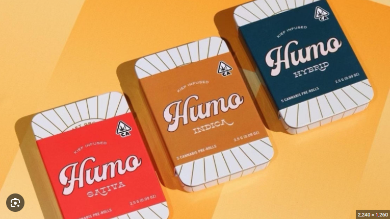 HUMO - INFUSED PREROLL PACK - HYBRID - BAJA GOLD - .5G - (5PK)