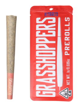 GRASSHOPPERS - PREROLL - HYBRID - RED BLUE - 1 g