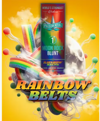 PRESIDENTIAL - INFUSED BLUNT - INDICA - RAINBOW BELTS - 1.5G