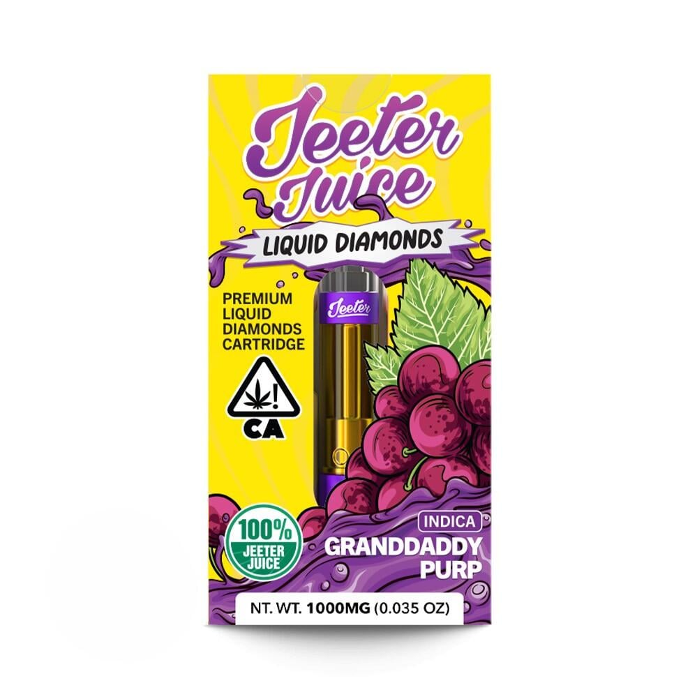 JEETER JUICE - CARTRIDGE - LIQUID DIAMONDS - INDICA - GRANDDADDY PURP - 1G