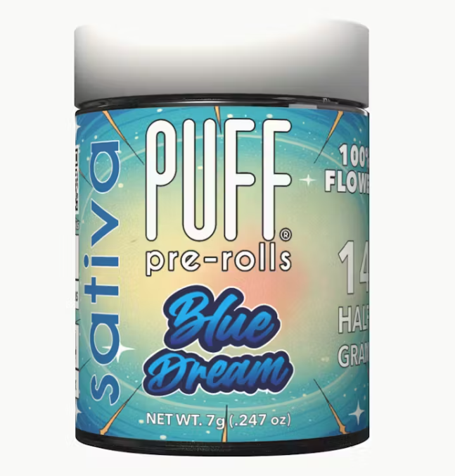 Puff - PUFF- PREROLL PACK - SATIVA - BLUE DREAM - .5G (14PK)  Main Image