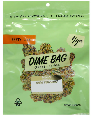 DIME BAG - FLOWER - INDICA - STREET GURU - 14G