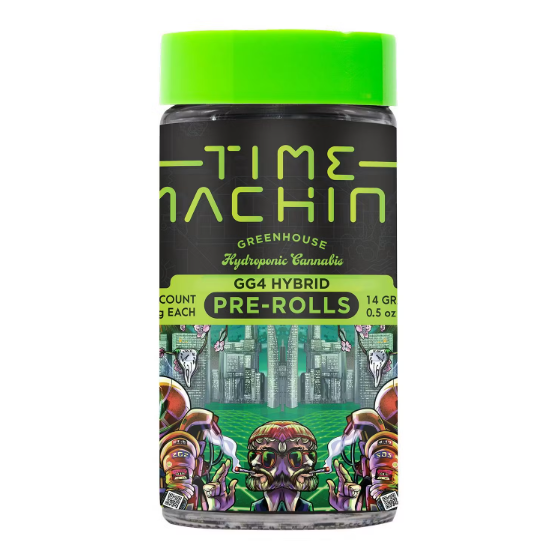 TIME MACHINE - PREROLL PACK - HYBRID - KUSH MINTS - .5G (28PK)