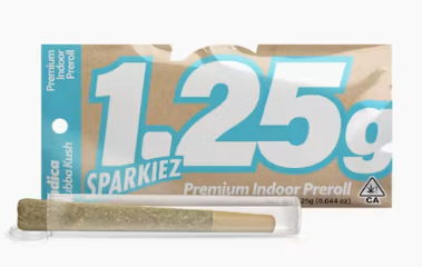 SPARKIEZ - PREROLL - INDICA - BUBBA KUSH - 1.25G
