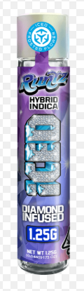 ICED - INFUSED PREROLL - INDICA HYBRID - RUNTZ - 1.25G
