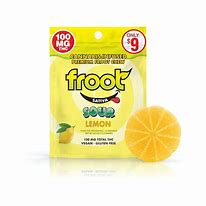 FROOT - EDIBLE - SOUR GUMMY - SATIVA - LEMON - 100MG