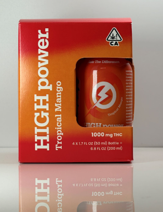 HIGH POWER - TINCTURE - TROPICAL MANGO - (4PK) 1000MG