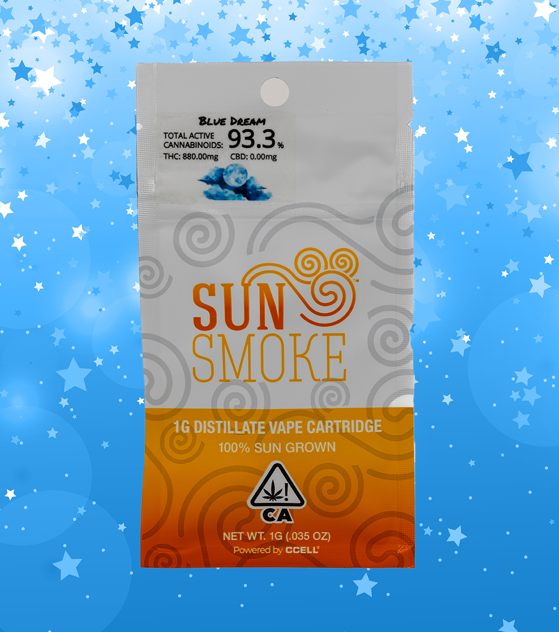 SUNSMOKE - CARTRIDGE - SATIVA - BLUE DREAM - 1G