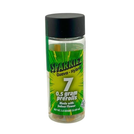 SPARKIEZ - MINI PREROLL PACK - INDICA - HINDU KUSH - .5G - (7PK)