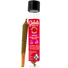 GELATO - LOLLI'S - INFUSED PREROLL - SATIVA - STRAWBERRY COUGH - 1.2G