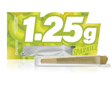 SPARKIEZ - INFUSED PREROLL - INDICA - HONEYDEW - 1.25G