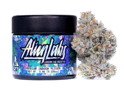 ALIEN LABS - FLOWER - HYBRID - CREME DE MENTHE - 3.5G 