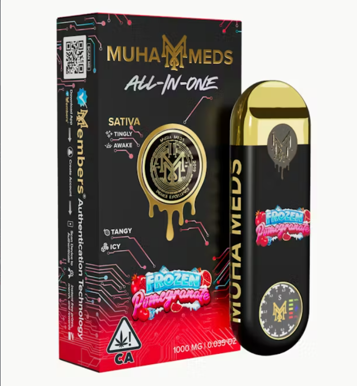 MUHA MEDS - AIO - SATIVA - FROZEN POMEGRANATE - 1G