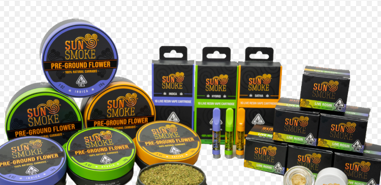SUNSMOKE - CARTRIDGE - LIVE RESIN - INDICA - FORBIDDEN BERRY - 1G