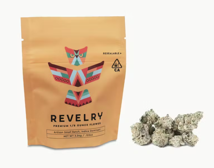 REVELRY - FLOWER - INDICA - BRAIN FREEZE - 3.5G