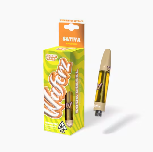 Waferz - WAFERZ - CARTRIDGE - SATIVA - SOUR DIESEL - 1G Main Image