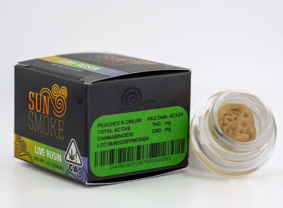 SUNSMOKE - CONCENTRATE - ROSIN - PAPAYA BURST - 1G