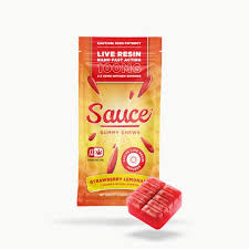 SAUCE - EDIBLE - BURSTS - LIVE RESIN - SATIVA - STRAWBERRY LEMONADE - 100MG - (2PK)