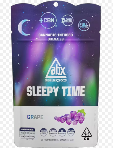 ABX - EDIBLE - GUMMIES - SLEEP - GRAPE - 100MG