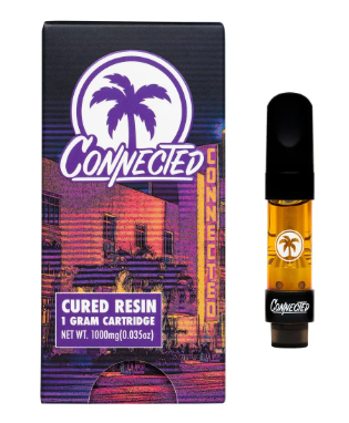 CONNECTED - CARTRIDGE - CURED RESIN - SATIVA - ELECTRIC BLUE - 1G