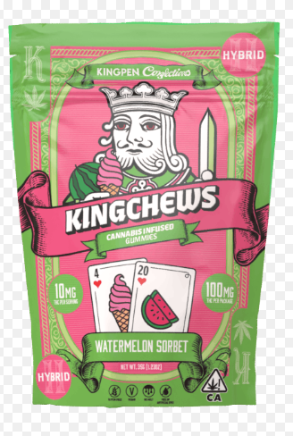 KINGCHEWS - EDIBLE - HYBRID - WATERMELON SORBET - 100MG