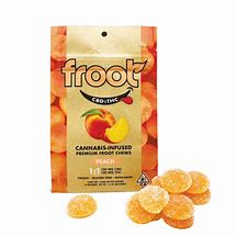 FROOT - EDIBLE - GUMMIES - PEACH - 1:1 - (10PK)