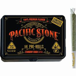 PACIFIC STONE - PREROLL PACK - SATIVA - STARBERRY COUGH - .5G (14PK)