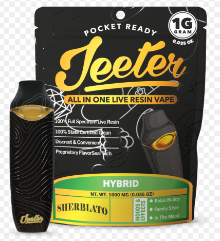 JEETER - AIO - LIVE RESIN - HYBRID - SHERBLATO - 1G